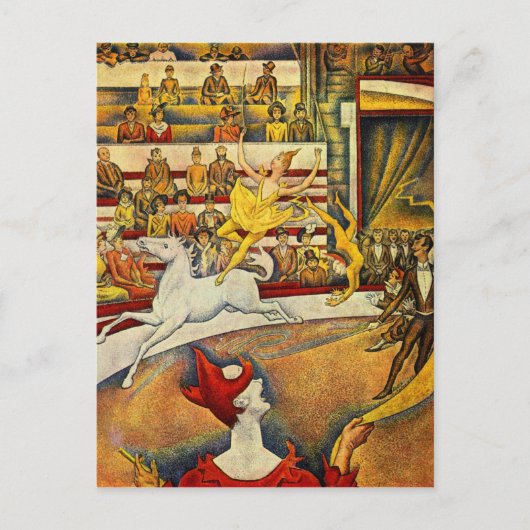 Le Cirque ("The Circus") van Georges Seurat Briefkaart (Voorkant)