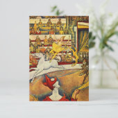 Le Cirque ("The Circus") van Georges Seurat Kaart (Staand voorkant)