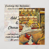 Le Cirque ("The Circus") van Georges Seurat Kaart (Voorkant / Achterkant)