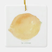 Le citron Ceramic Ornament (Voorkant)