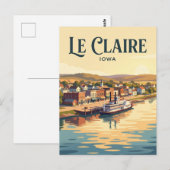 Le Claire USA Briefkaart (Voorkant / Achterkant)
