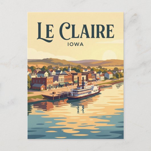 Le Claire USA Briefkaart (Voorkant)