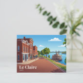 Le Claire VS Briefkaart (Staand voorkant)