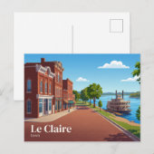 Le Claire VS Briefkaart (Voorkant / Achterkant)