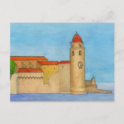 Le Clocher de Collioure Briefkaart (Voorkant)