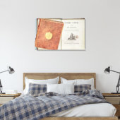 Le Code Civil des Francais" Canvas Afdruk (Insitu (Slaapkamer))