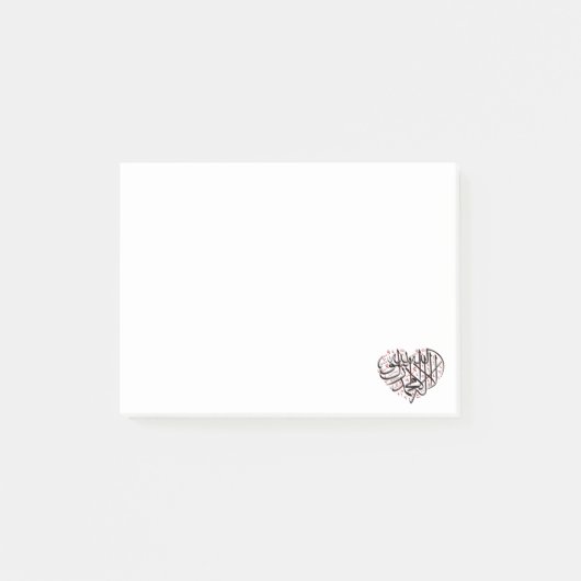 Le Coeur Accented Post-it® Notes (Voorkant)