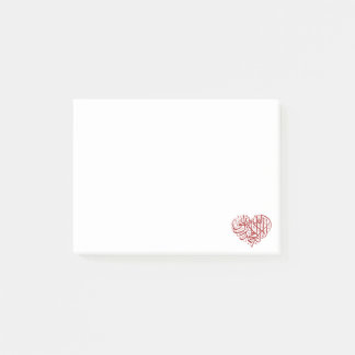 Le Coeur Rouge Post-it® Notes