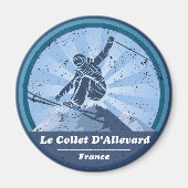 Le Collet D'Allevard Ski Magneet (Voorkant)