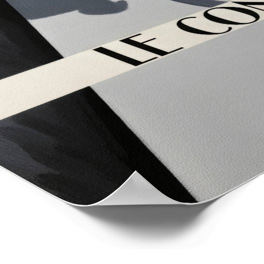 LE COMPAS DE LA ROUTE (Het Kompas van de Weg) Poster (Hoek)