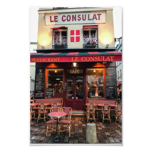 Le Consulat Montmartre Paris - Foto Afdruk (Voorkant)