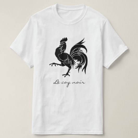 Le coq noir de Black Rooster T-shirt (Design voorkant)