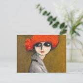 Le Coquelicot ( Corn Poppy ) van Kees van Dongen Briefkaart (Staand voorkant)