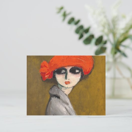 Le Coquelicot ( Corn Poppy ) van Kees van Dongen Briefkaart (Staand voorkant)