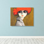 Le Coquelicot ( Corn Poppy ) van Kees van Dongen Canvas Afdruk (Insitu (Houten vloer))