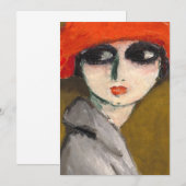 Le Coquelicot ( Corn Poppy ) van Kees van Dongen Kaart (Voorkant / Achterkant)