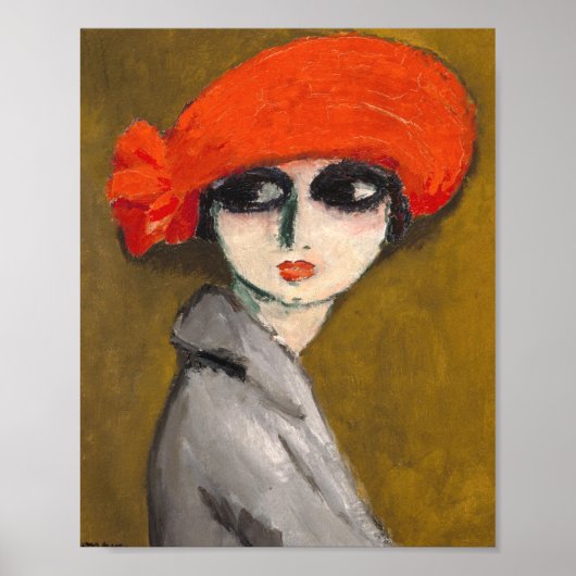 Le Coquelicot ( Corn Poppy ) van Kees van Dongen Poster (Voorkant)
