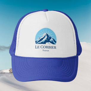Le Corbier Frankrijk skioord outfit pet