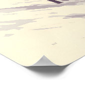 Le Corbier Skigebied Frankrijk Reisposter Poster (Hoek)