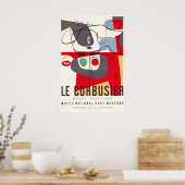 Le Corbusier 1954 Expositie POSTER PRINT A5-A1 (Keuken)