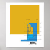 Le Corbusier Maison Citrohan Art Poster (Voorkant)