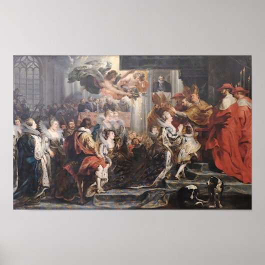 Le Couronnement de Marie de Médicis Poster (Voorkant)