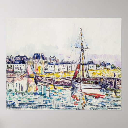 Le Croisic (1928) schilderij in hoge resolutie Poster (Voorkant)