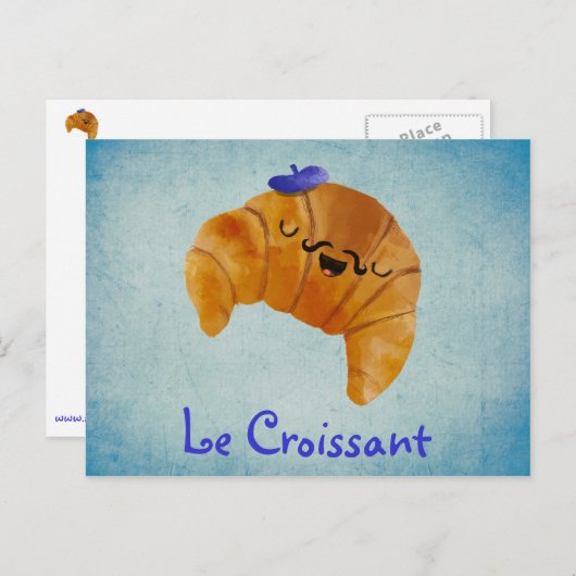 Le Croissant Briefkaart (Voorkant / Achterkant)