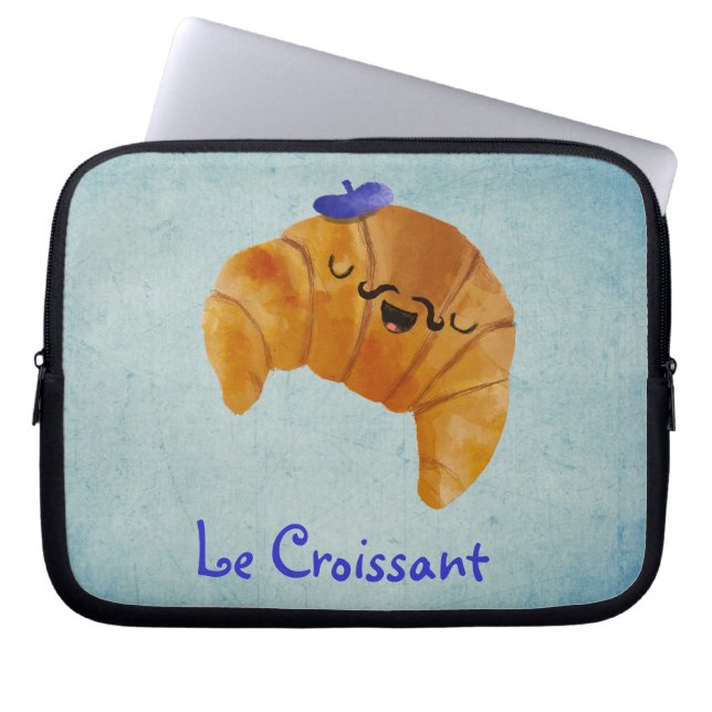 Le Croissant Laptop Sleeve (Voorkant)