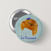 Le Croissant Ronde Button 5,7 Cm (Voorkant /achterkant)