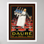 Le Daure 1924 Art Deco Poster van Lotti (Voorkant)