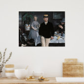 Le Déjeuner dans l'atelier by Édouard Manet Poster (Keuken)