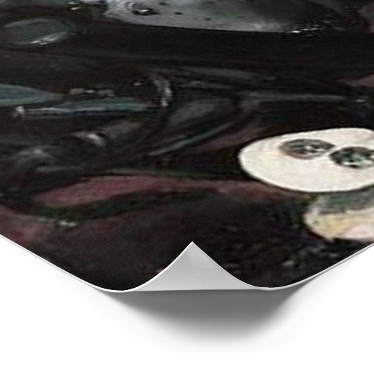 Le Déjeuner dans l'atelier by Édouard Manet Poster (Hoek)