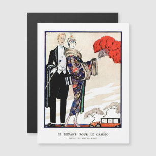 Le départ pour le casino door George Barbier