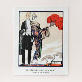 Le départ pour le casino door George Barbier Legpuzzel