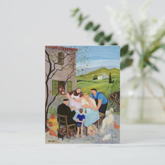 Le Dimanche Briefkaart (Staand voorkant)