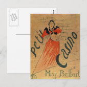 Le divan Japonais by Toulouse-Lautrec Briefkaart (Voorkant / Achterkant)