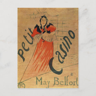 Le divan Japonais by Toulouse-Lautrec Briefkaart