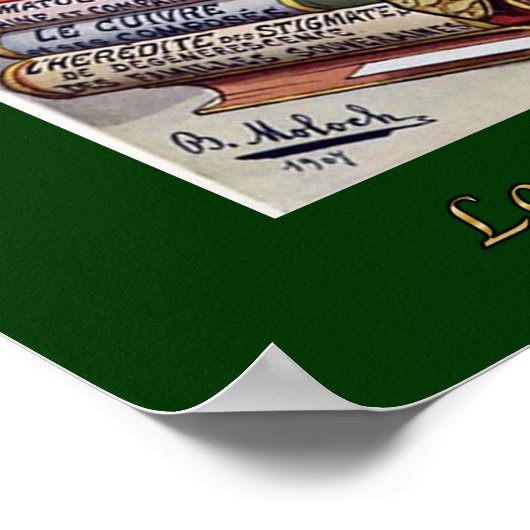 Le Docteur Victor Galippe ~ Pharmacoloog ~ Poster (Hoek)