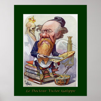 Le Docteur Victor Galippe ~ Pharmacoloog ~ Poster