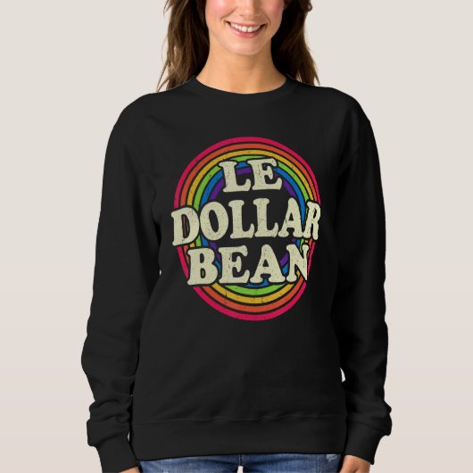 Le Dollar Bean Lesbisch Gay Pride Lebian Rainbow Trui (Voorkant)