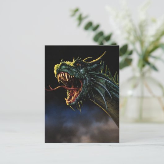 Le dragon du Loch Ness - Briefkaart (Staand voorkant)
