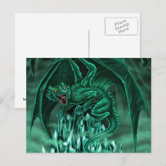 Le dragon mena � ant - briefkaart (Voorkant / Achterkant)