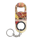 "Le Fantôme de l'Opéra 1891-poster" Mini Flessenopener (Voorkant)