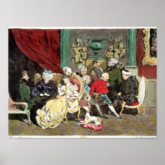 Le Faubourg Saint-Germain, gegraveerd door Delpech Poster (Voorkant)