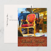 Le Fauteuil - Briefkaarten / uitnodigingen / RSVP (Voorkant / Achterkant)