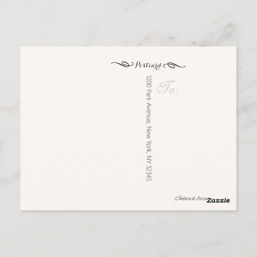 Le Fauteuil - Briefkaarten / uitnodigingen / RSVP (Achterkant)