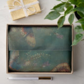 Le Femme Butterfly Beauty Fleur Decoupage Tissuepapier (Geschenk)