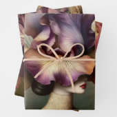Le Femme Iris Decoupage Flat Wrapping Cadeaupapier (In situ)