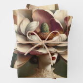 Le Femme Magnolia Decoupage Inpakpapier (In situ)